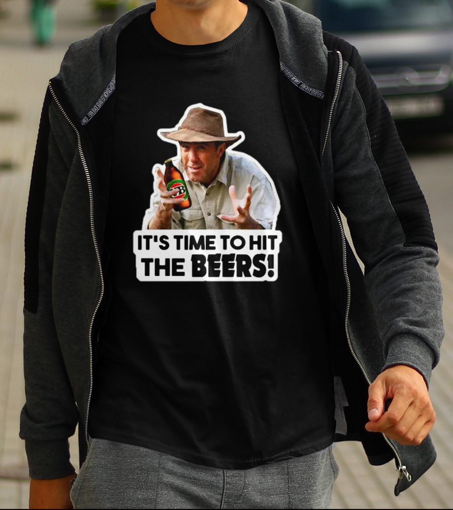 Russell Coight It's Time To Hit The Beers Beer Bottle Hat T-Shirt