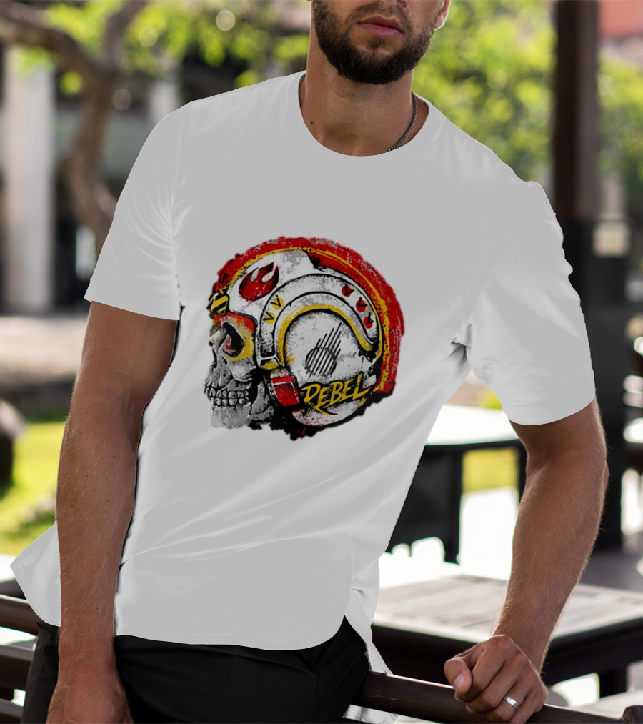 Star Wars Rebel Skull Helmet T-Shirt