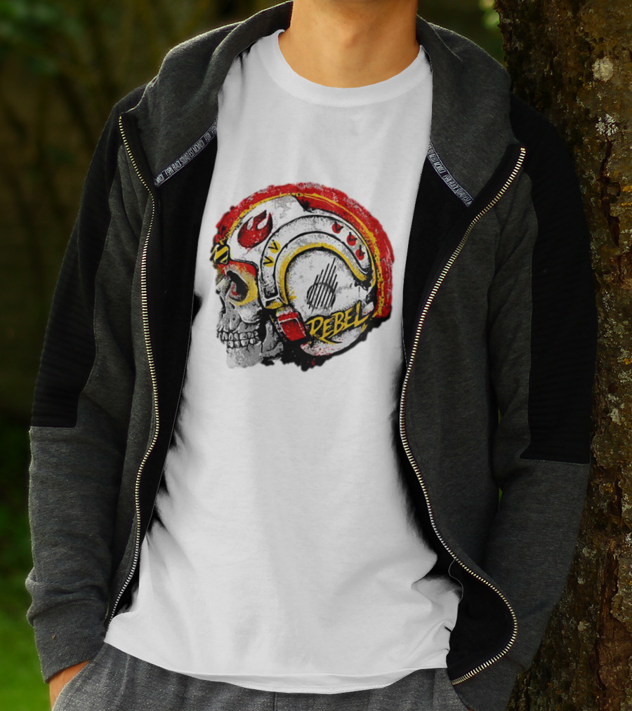 Star Wars Rebel Skull Helmet T-Shirt