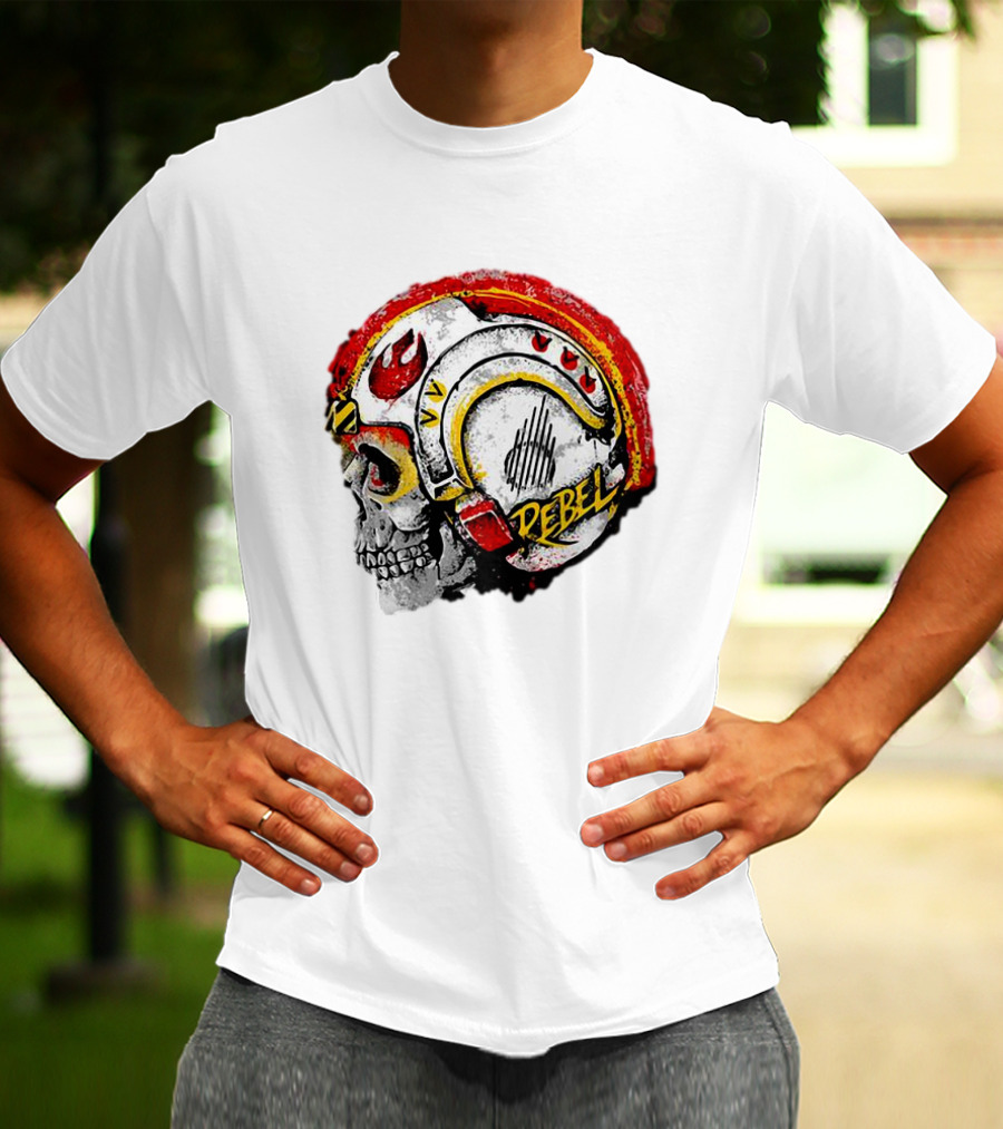 Star Wars Rebel Skull Helmet T-Shirt