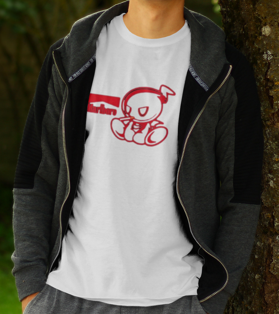 Marlboro Chao Smoking Red Character T-Shirt