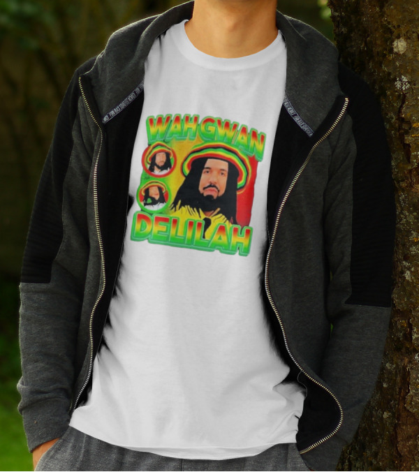 Wah Gwan Delilah Rasta Colors Drake T-Shirt