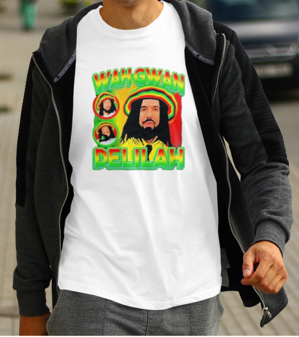 Wah Gwan Delilah Rasta Colors Drake T-Shirt