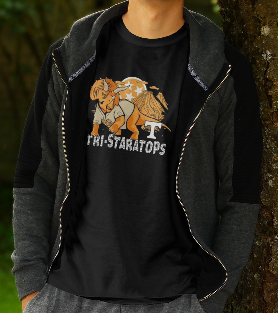 Tri-staratops Omavols Baseball Tennessee Mountain Stars T-Shirt