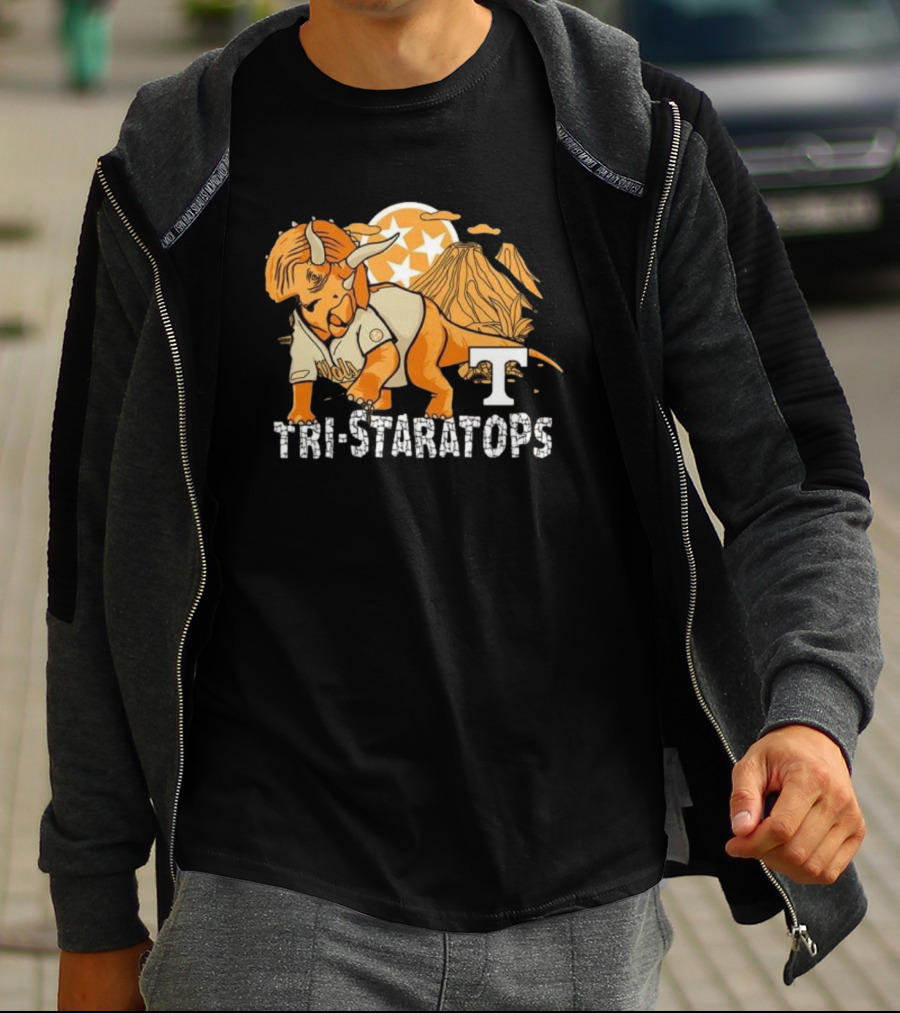 Tri-staratops Omavols Baseball Tennessee Mountain Stars T-Shirt