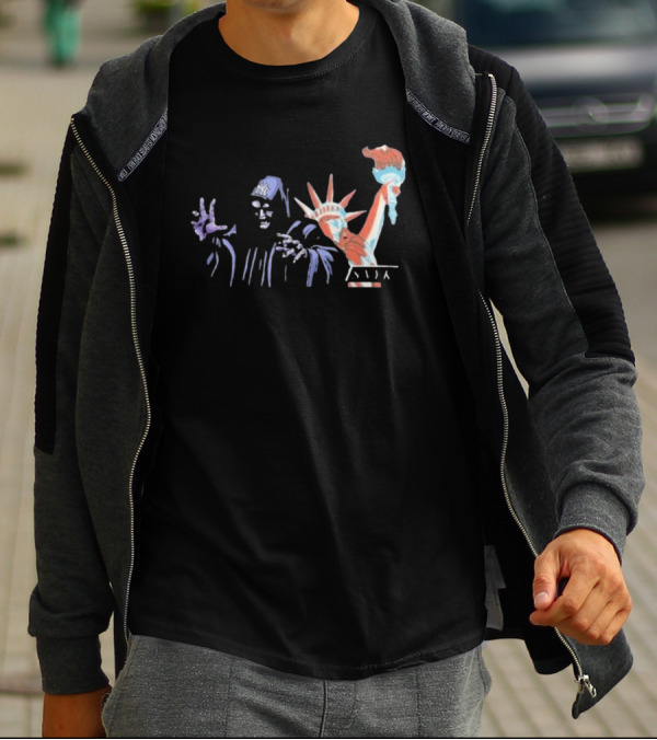 Yankee Evil Empire Pod Dark Side Liberty NY Yankees Star Wars Mashup T-Shirt