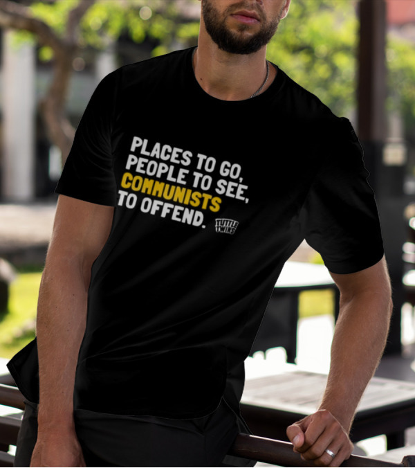 Places To Go People To See Communists To Offend Tuttle Twins T-Shirt