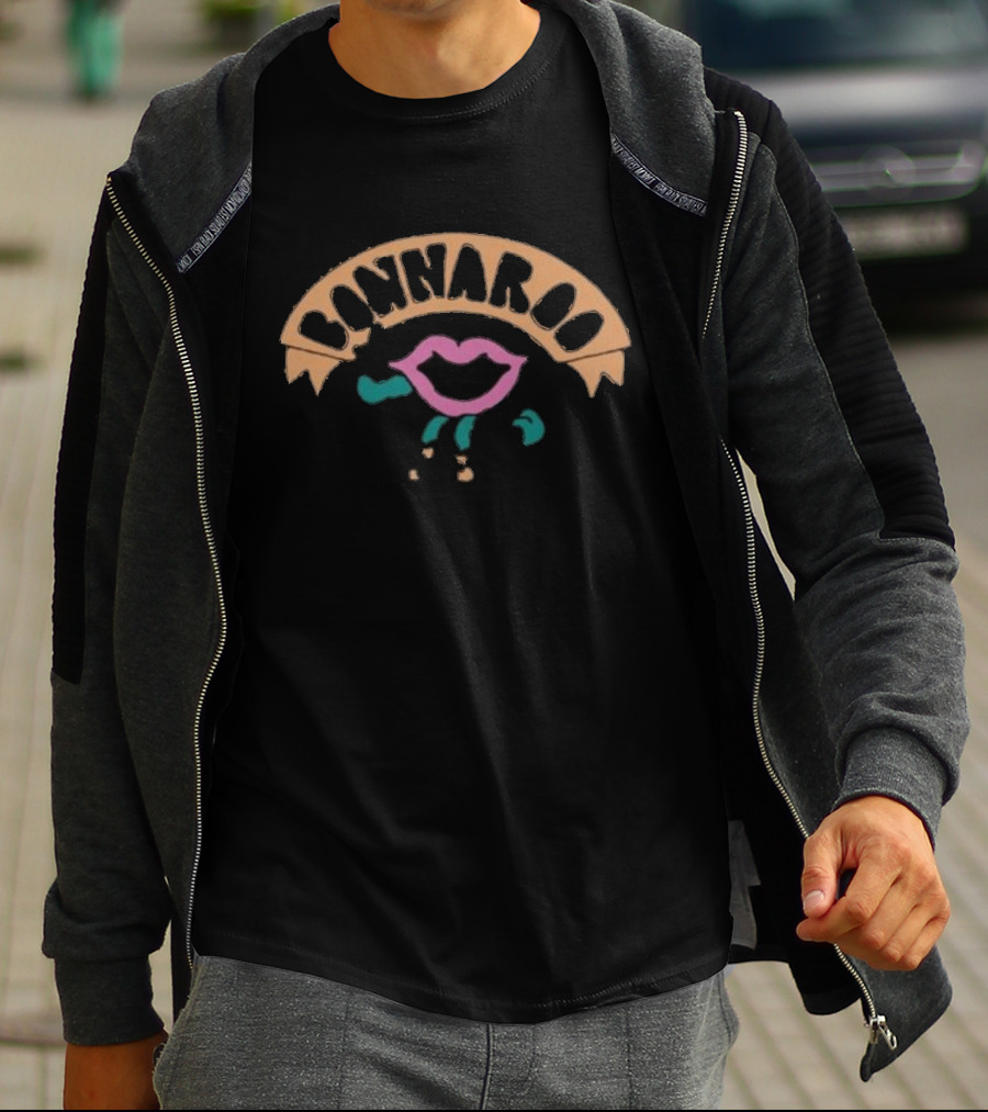 Bonnaroo Lip Peace Sign T-Shirt