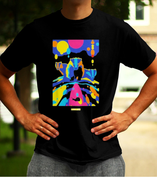 Chris Packham Badgers Glow In The Dark Colorful Wildlife T-Shirt