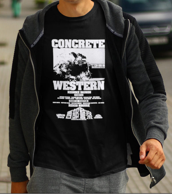 CONCRETE WESTERN KEISUKE DAIMON PART-I KENZO KOGURE DETECTION TRAINING STRATEGIES SHOWDOWN PART-II GOGO BOATS MOTORIZED SKATEBOARDS JET CYCLE DANGER T-Shirt