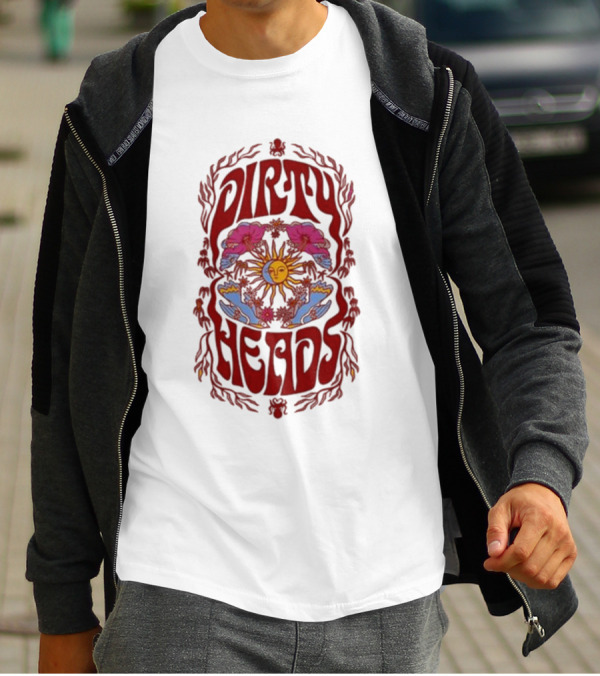 Dirty Heads Psychedelic Sun And Animals T-Shirt