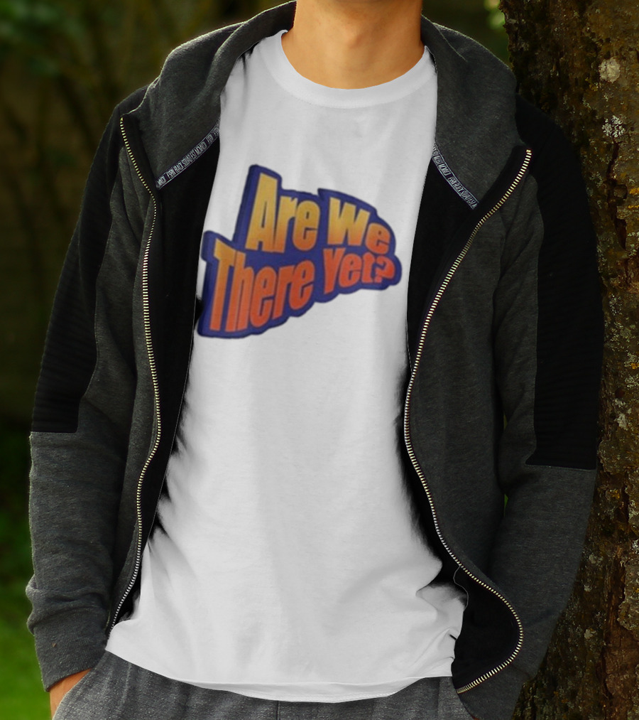 James Marriott Are We There Yet Retro Text T-Shirt