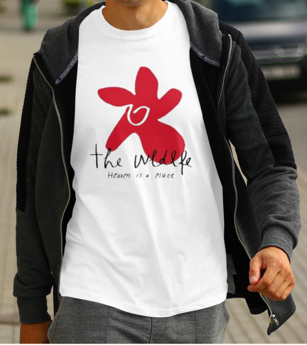 The Wldlfe Heaven Is A Place Red Flower T-Shirt