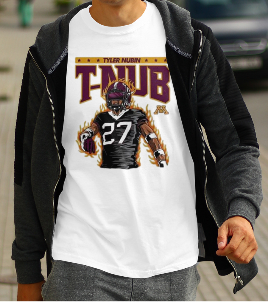 Ncaa Football Tyler Nubin T-Nub Defensive Back 27 Youth T-Shirt