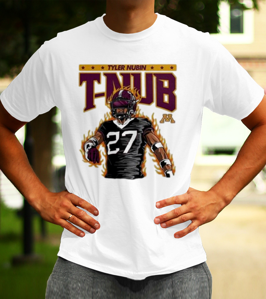 Ncaa Football Tyler Nubin T-Nub Defensive Back 27 Youth T-Shirt