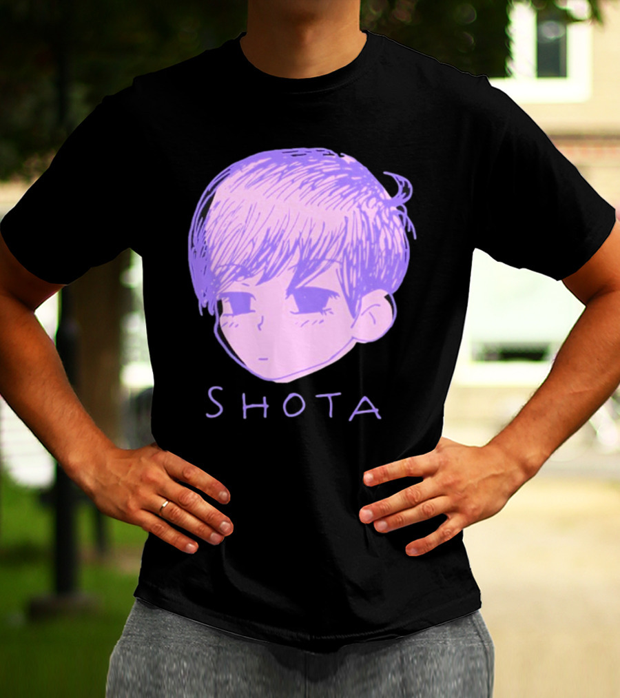 Kitsune Heroes Omo Cat Shota Anime Character Face Drawing T-Shirt