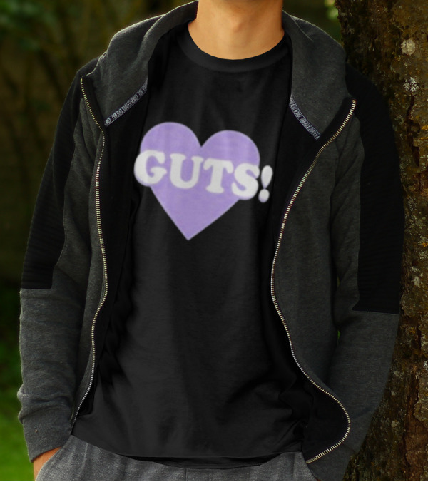 Noufa Saw Liv Guts Purple Heart GUTS T-Shirt