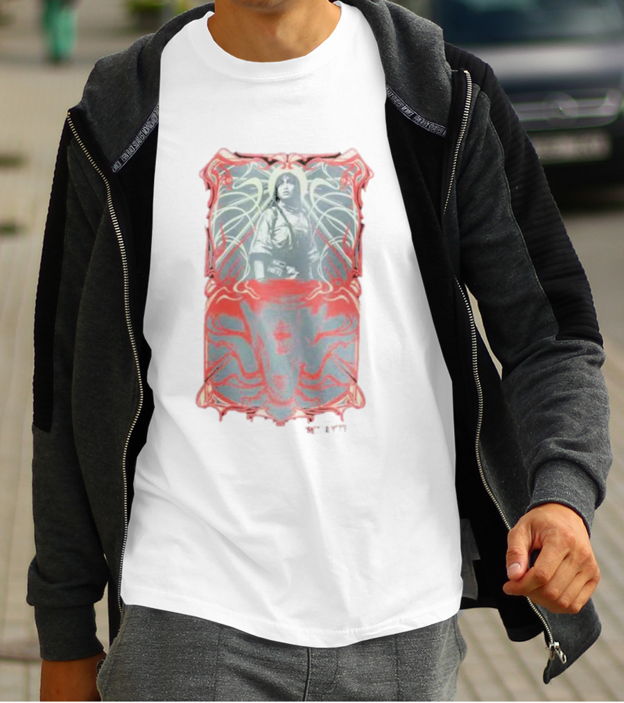 Star Wars The Acolyte Red And Silver Character T-Shirt