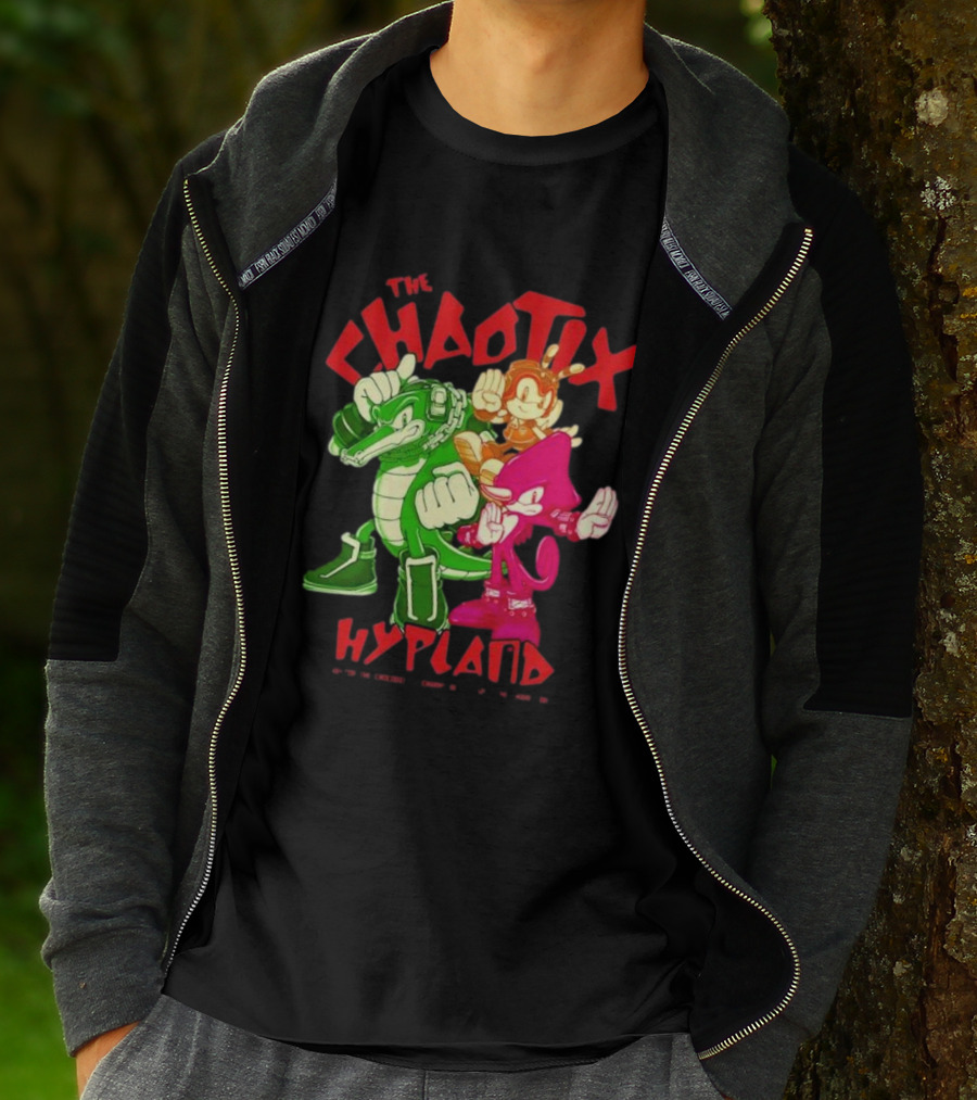 The Chaotix Hypland Vector The Crocodile Charmy Bee Espio The Chameleon T-Shirt