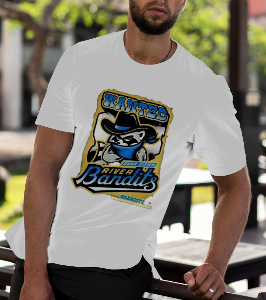 Wanted Quad Cities River Bandits Gnarcity Collectors And Knickleheads T-Shirt