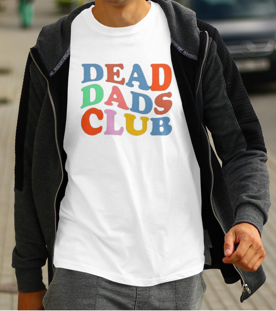 Wenshmoople Multicolored Dead Dads Club T-Shirt