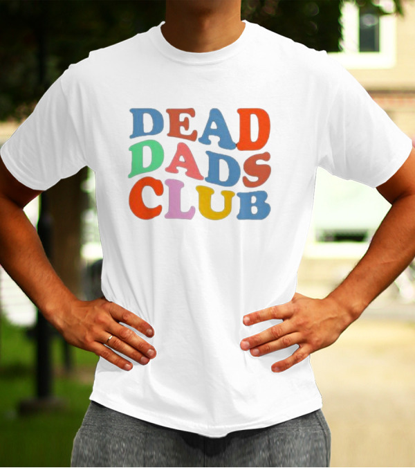 Wenshmoople Multicolored Dead Dads Club T-Shirt