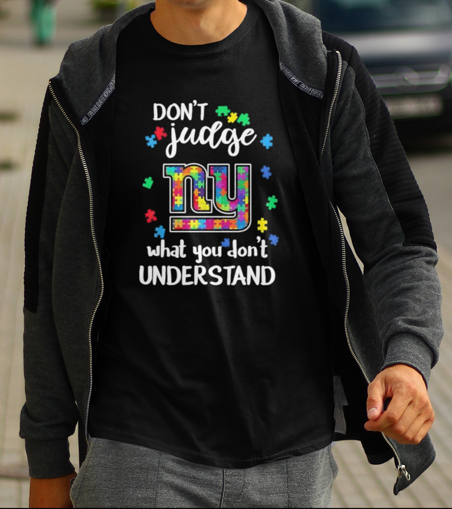 Don’t Judge What You Don’t Understand NY Puzzle Autism T-Shirt