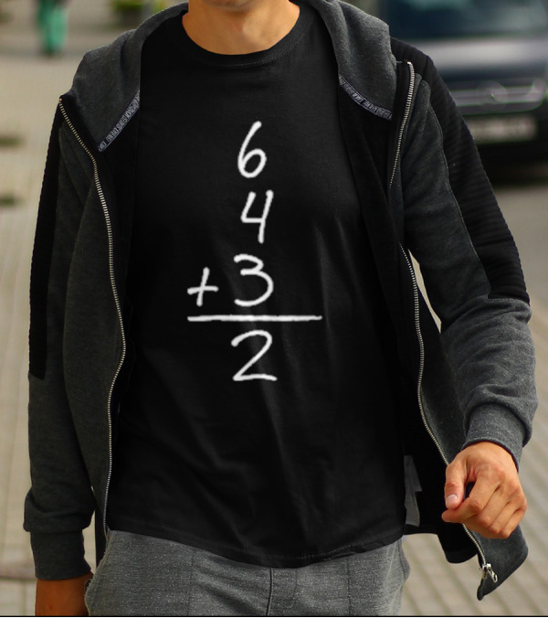 6 4 3 Double Play Baseball Equation T-Shirt