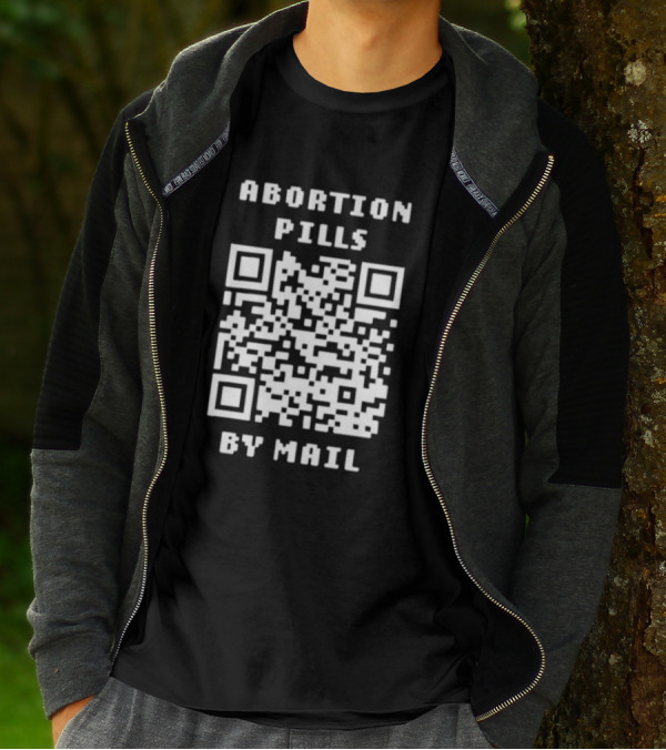 Abortion Pills By Mail QR Code T-Shirt