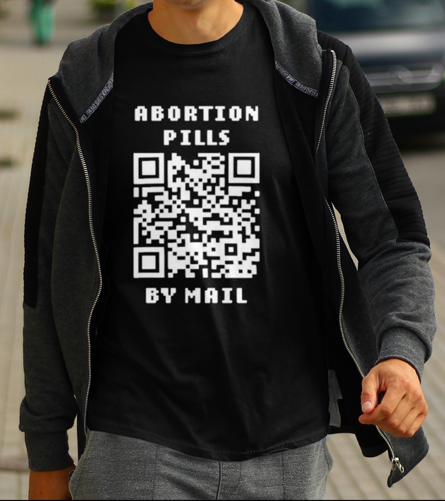 Abortion Pills By Mail QR Code T-Shirt