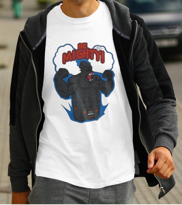 Be Mighty Monster Creature Inspired By Kaiju And Electronics T-Shirt
