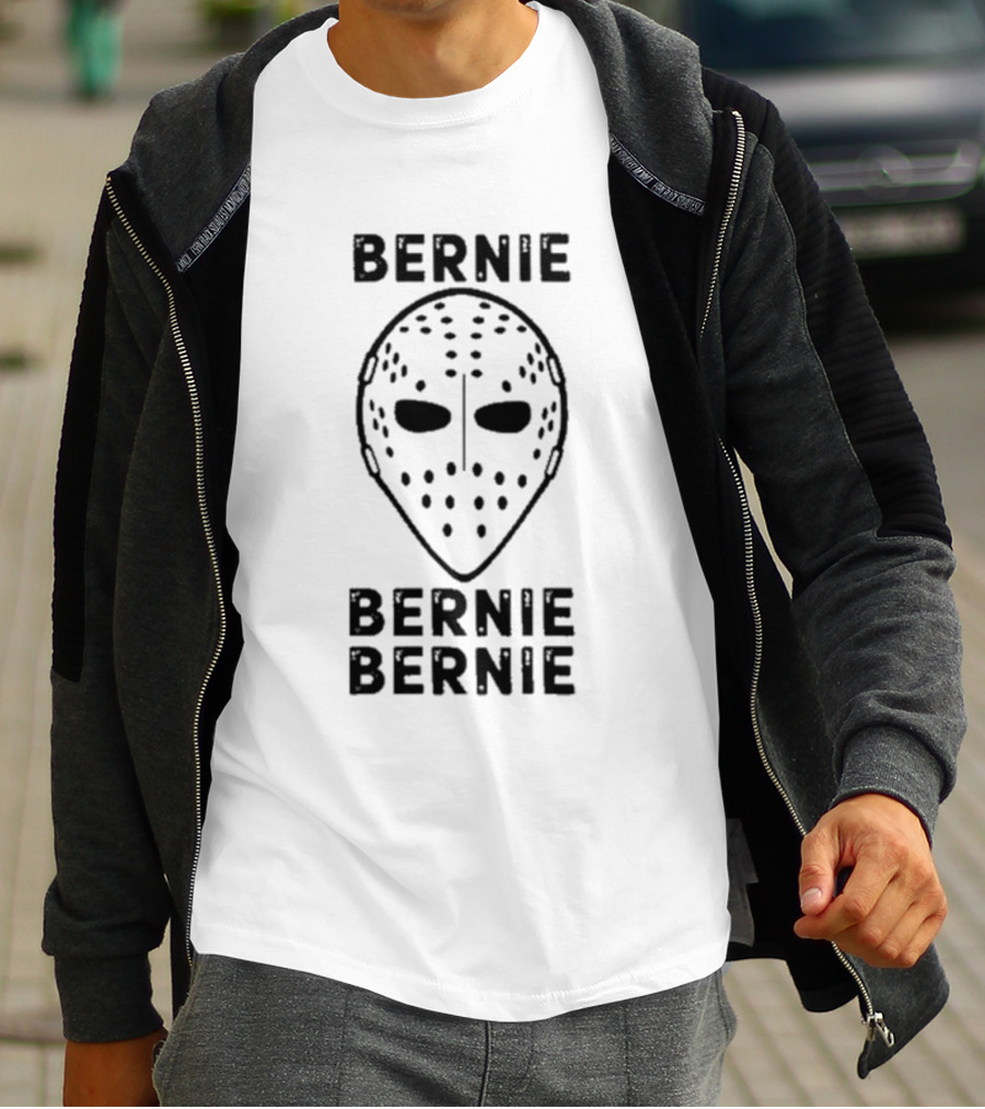 BERNIE BERNIE BERNIE Hockey Mask T-Shirt