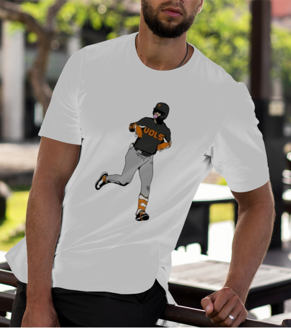 VOLS Baseball Player Bubblegum T-Shirt