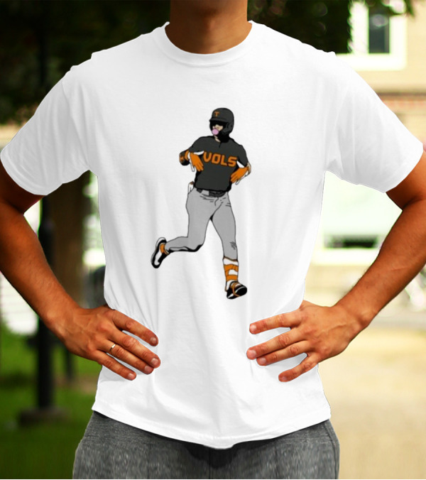 VOLS Baseball Player Bubblegum T-Shirt