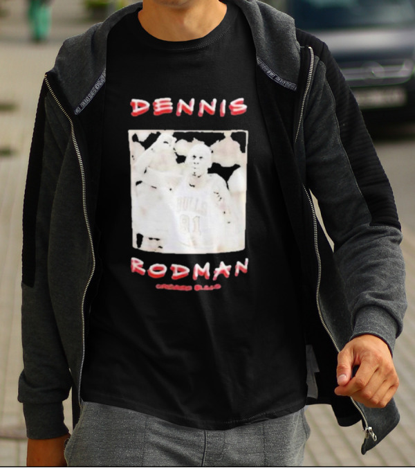 DENNIS RODMAN BULLS 91 CHICAGO BASKETBALL T-Shirt