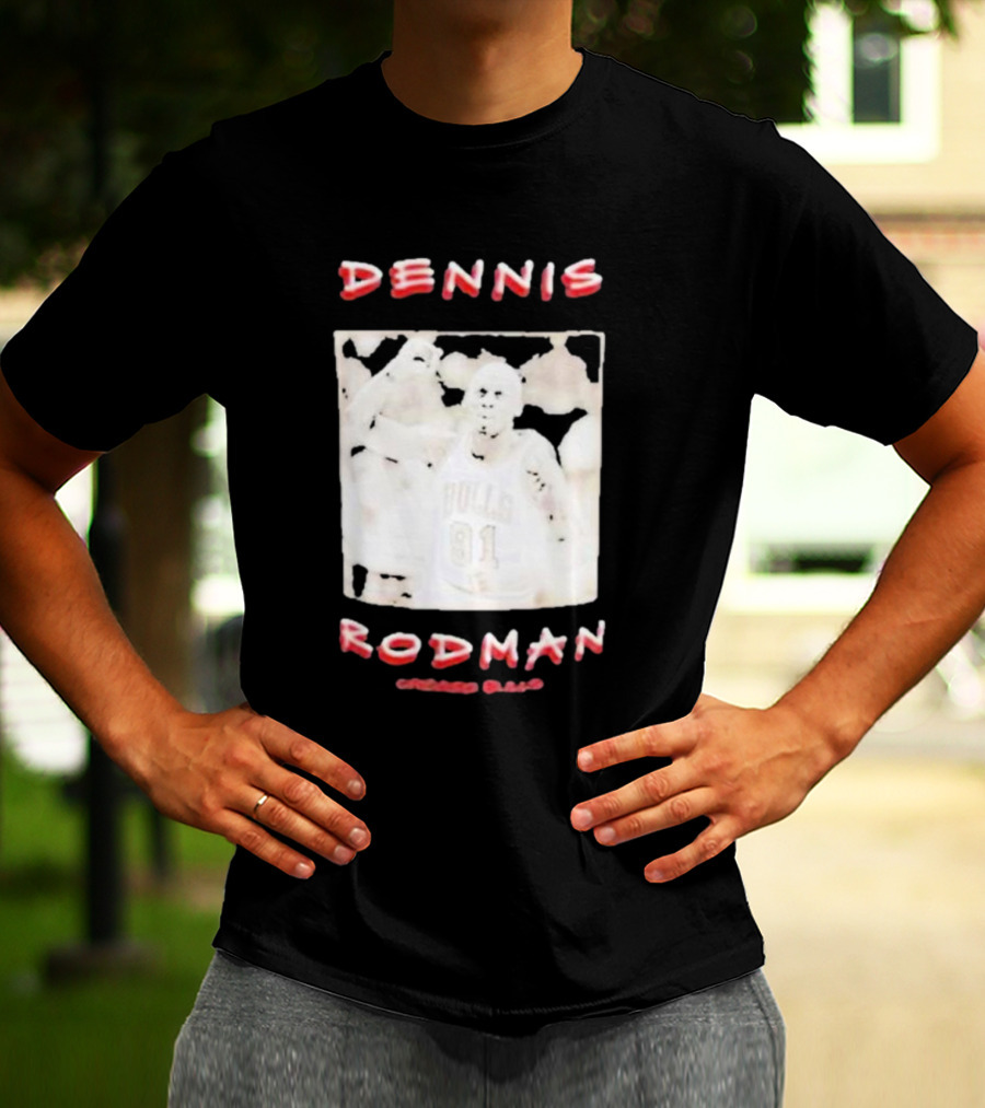 DENNIS RODMAN BULLS 91 CHICAGO BASKETBALL T-Shirt