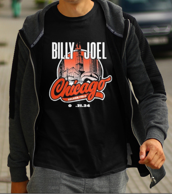 Billy Joel Soldier Field Chicago June 21 T-Shirt