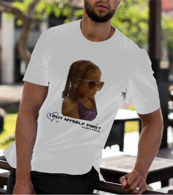 I PUT MYSELF FIRST Keys Affirmations Kid Sunglasses T-Shirt