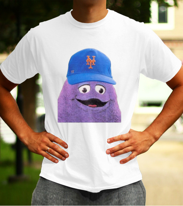 Lgm Grimace New York Mets Mascot Baseball Cap T-Shirt