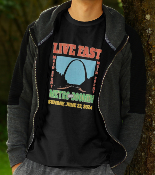 Live Fast Main Event Metro Boomin Sunday June 23 T-Shirt
