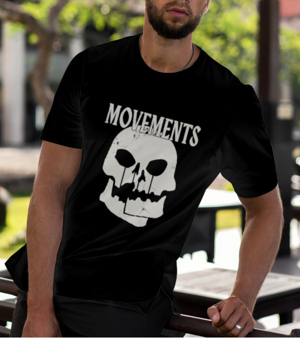 Movements Afraid To Die Skull Graphic Iconic T-Shirt