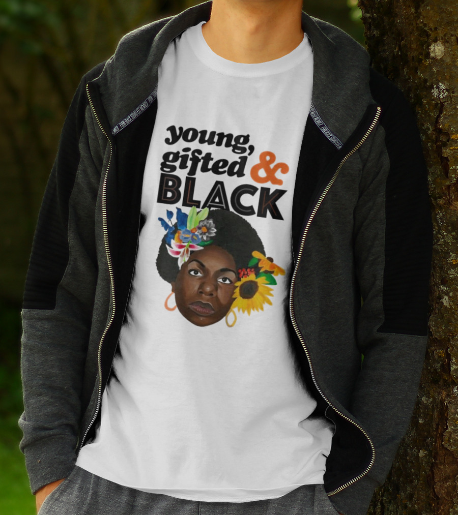 Young Gifted And Black Nina En Printemps T-Shirt