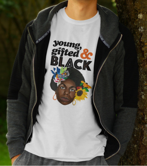 Young Gifted And Black Nina En Printemps T-Shirt