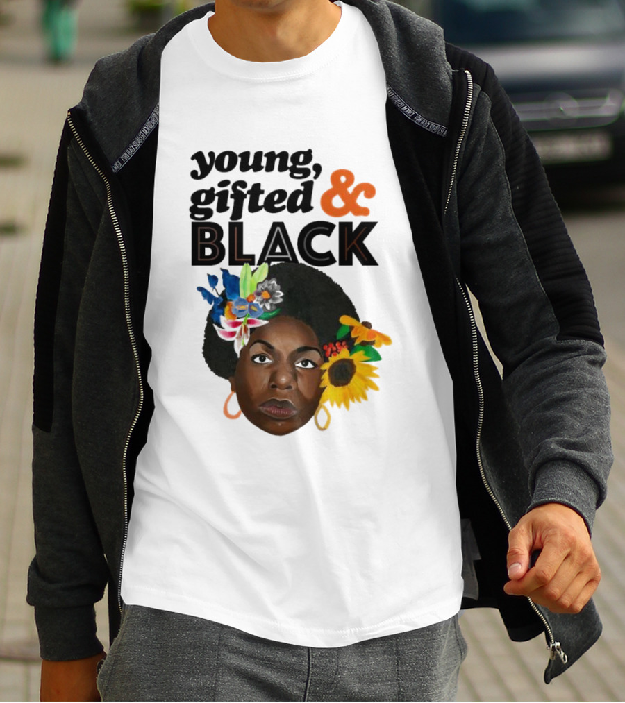 Young Gifted And Black Nina En Printemps T-Shirt