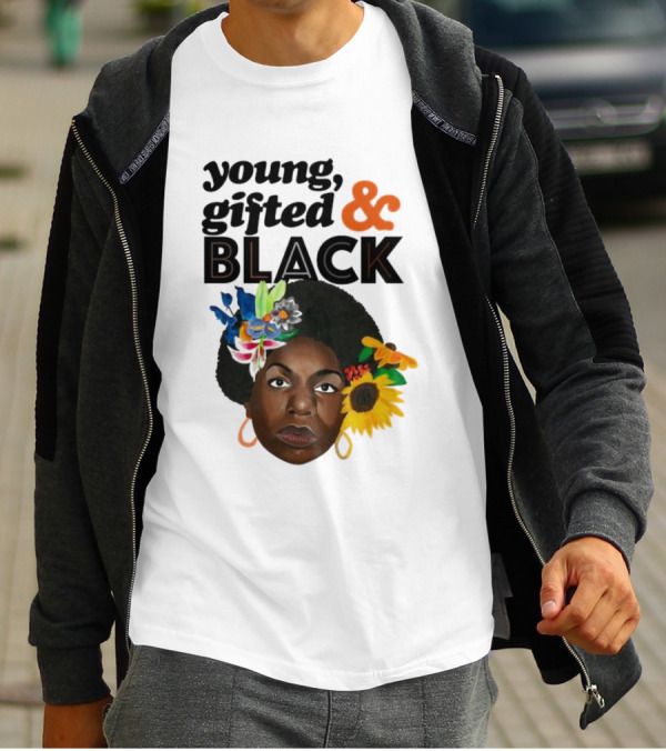 Young Gifted And Black Nina En Printemps T-Shirt
