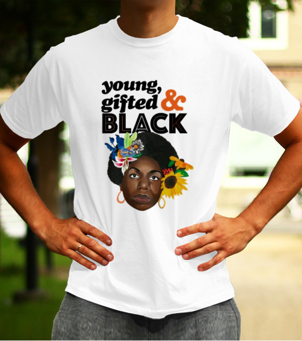 Young Gifted And Black Nina En Printemps T-Shirt
