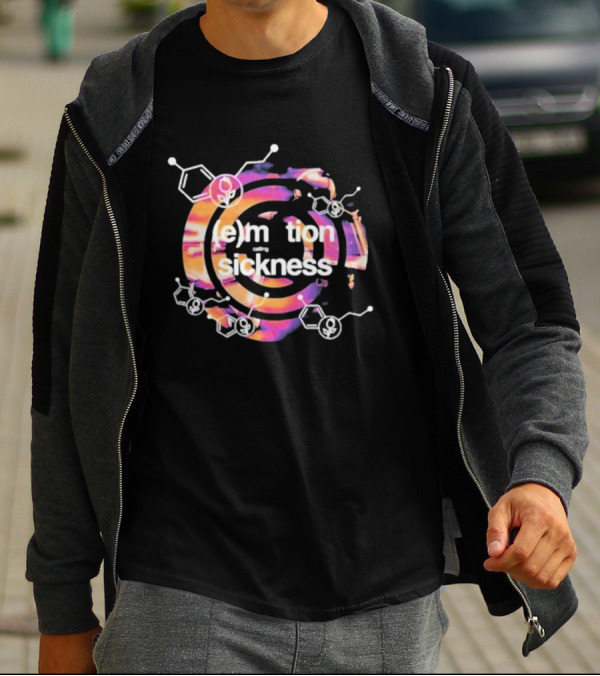 E Motion Sickness With Dine Alone Psychedelic Chemistry Vibes T-Shirt