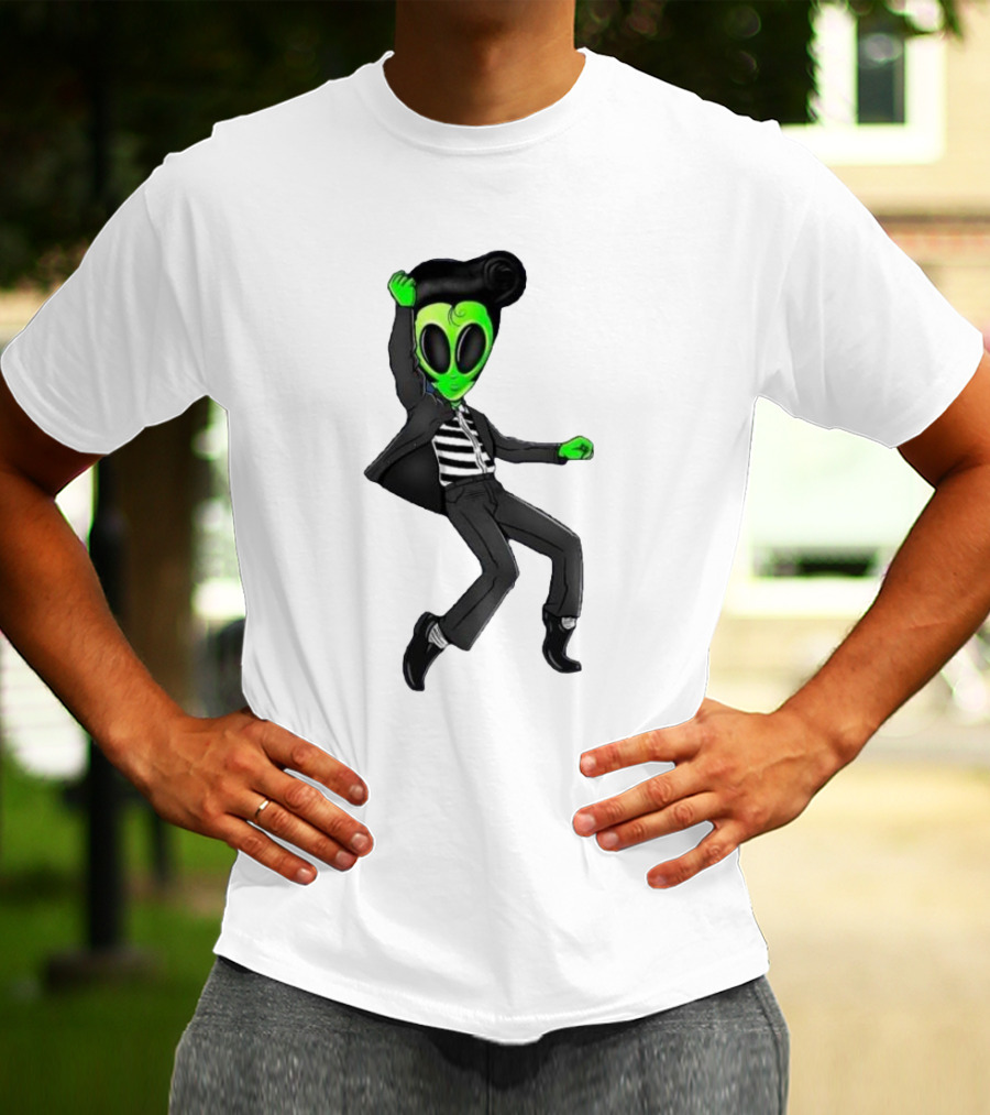 Jailhouse Rock Alien Elvis Presley Dance T-Shirt