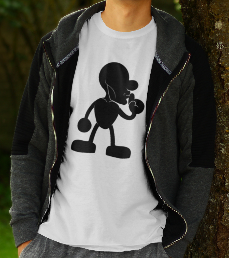 Yeet Team Mr Mew Iconic Silhouette And Dog Collaboration T-Shirt