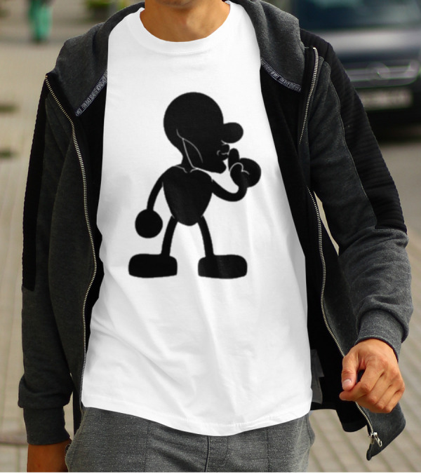 Yeet Team Mr Mew Iconic Silhouette And Dog Collaboration T-Shirt